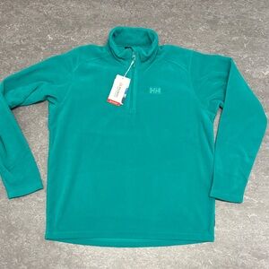 Helly Hansen women’s daybreaker 1/2 zip fleece signal green XL NWT